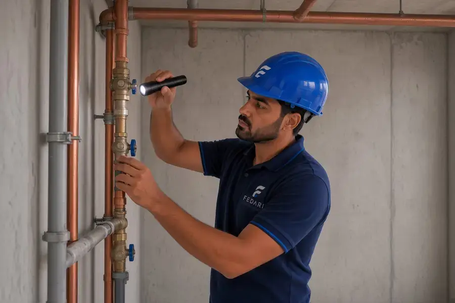 Illustrative inspection scene